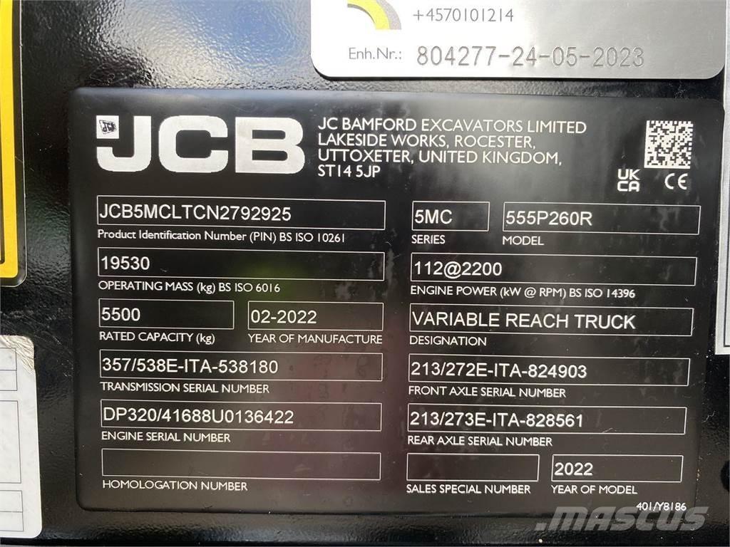 JCB 555-260R Teleskopiniai krautuvai