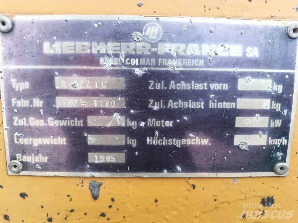 Liebherr R 922 L Vikšriniai ekskavatoriai
