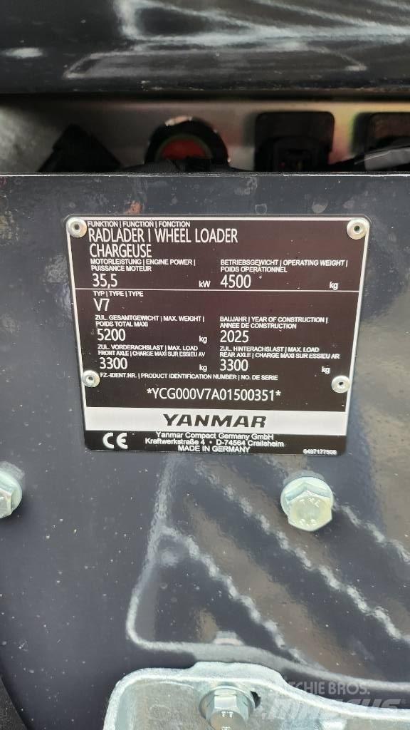 Yanmar Radlader V7HW Naudoti ratiniai krautuvai