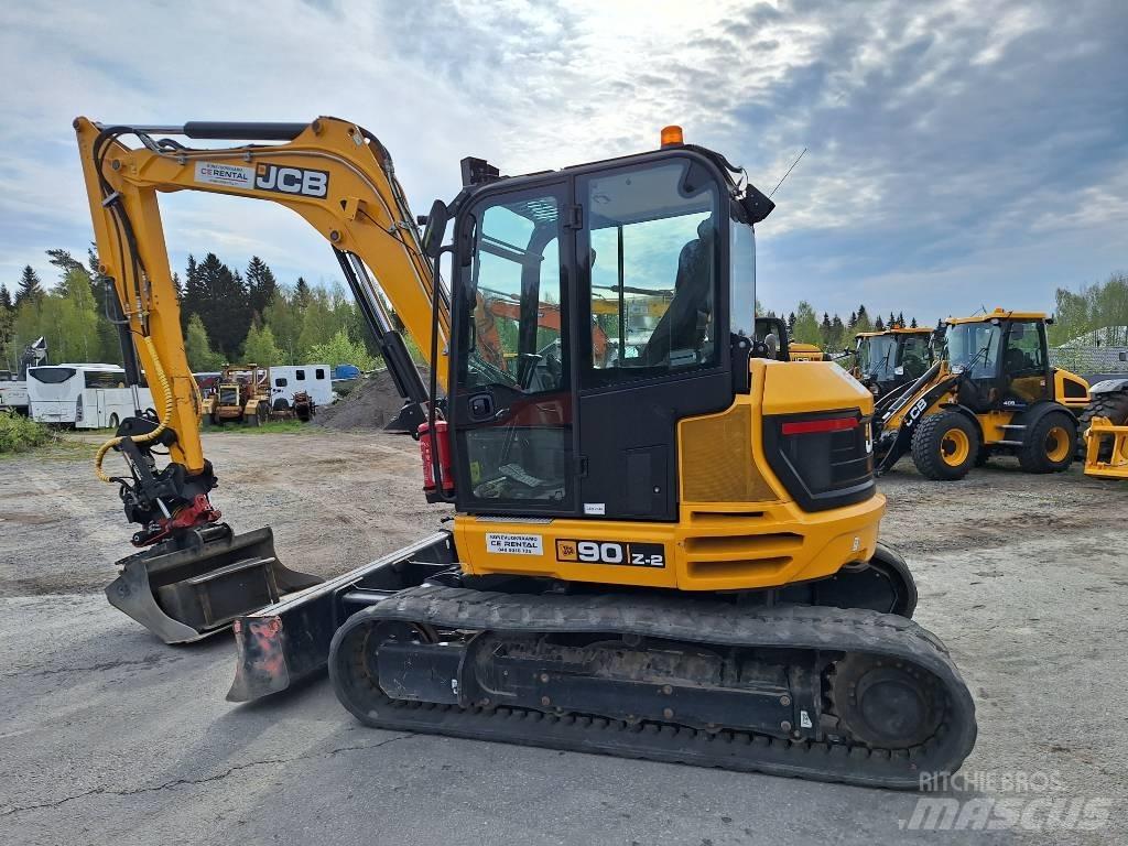 JCB 90 Z-2 Vidutinės galios ekskavatoriai 7-12 t