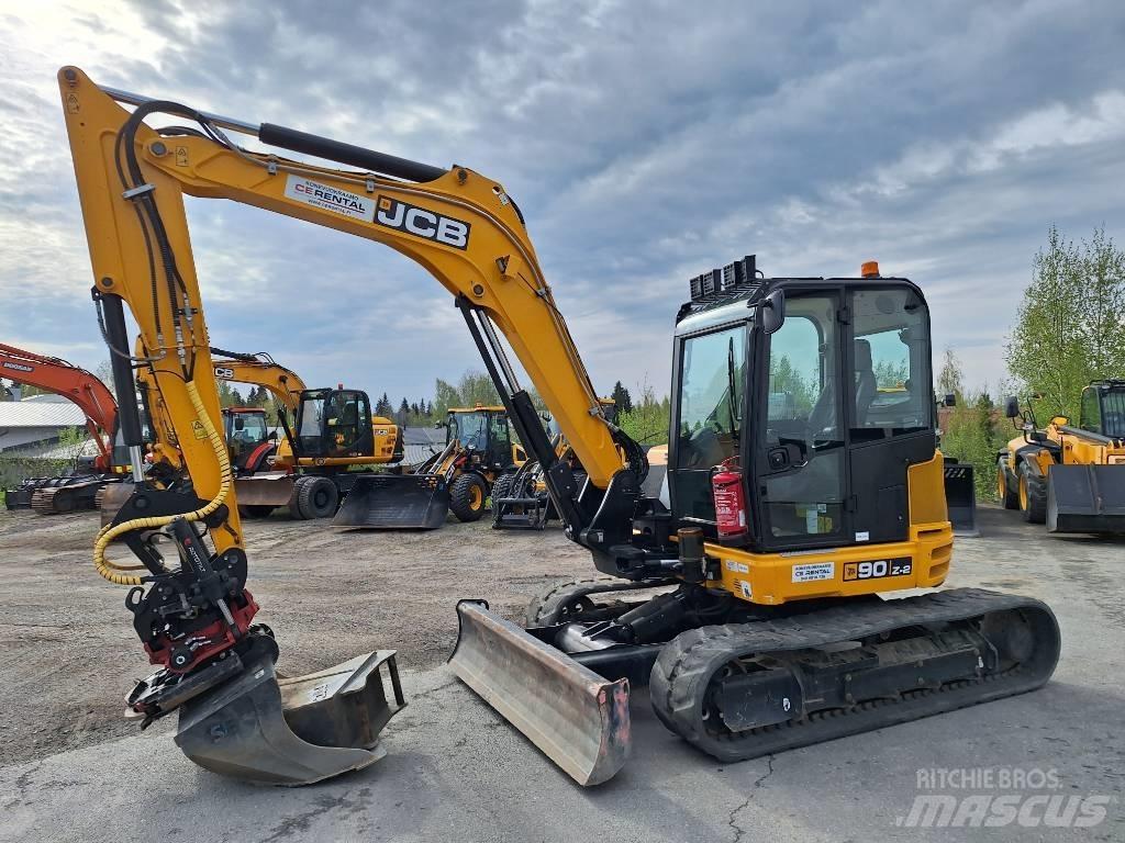 JCB 90 Z-2 Vidutinės galios ekskavatoriai 7-12 t