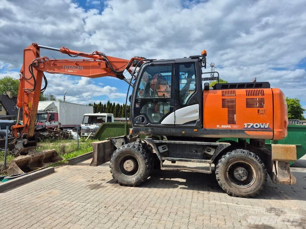 Hitachi ZX 170 W-6 Ratiniai ekskavatoriai