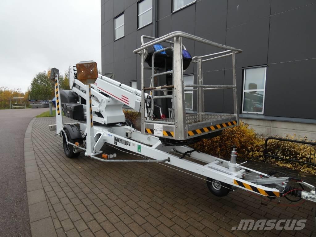 Dino 160 XTB Skylift Ant priekabų montuojamos kėlimo platformos