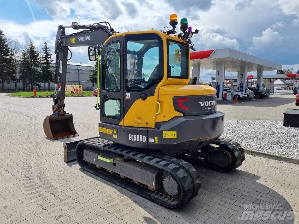 Volvo ECR 88 D Vidutinės galios ekskavatoriai 7-12 t