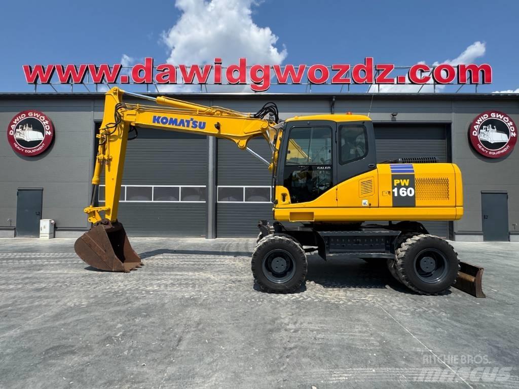 Komatsu PW 160 ES-7K Ratiniai ekskavatoriai