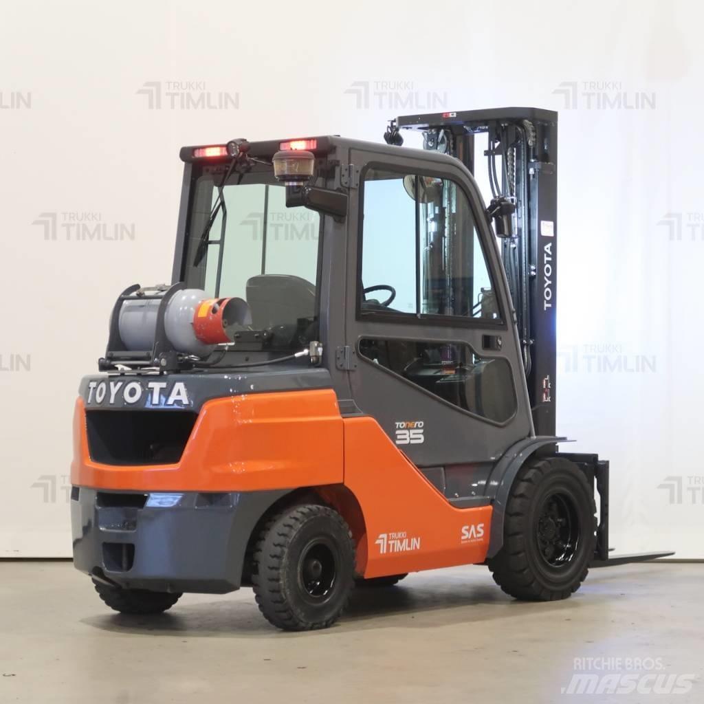 Toyota 02-8FGJF35 LPG (dujiniai) krautuvai