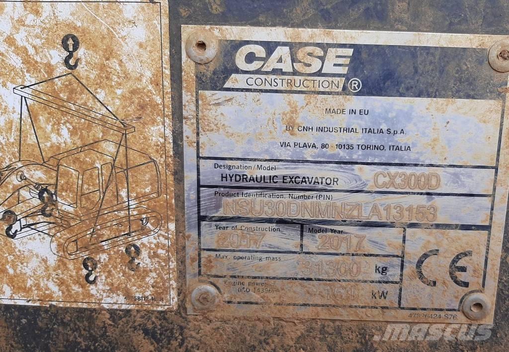 CASE CX 300 D Krovimas/Kėlimas - Kita