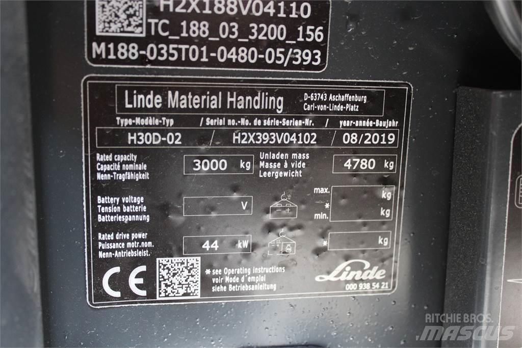 Linde H30D Dyzeliniai krautuvai