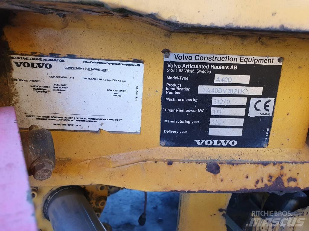 Volvo A 40 D Karjeriniai savivarčiai