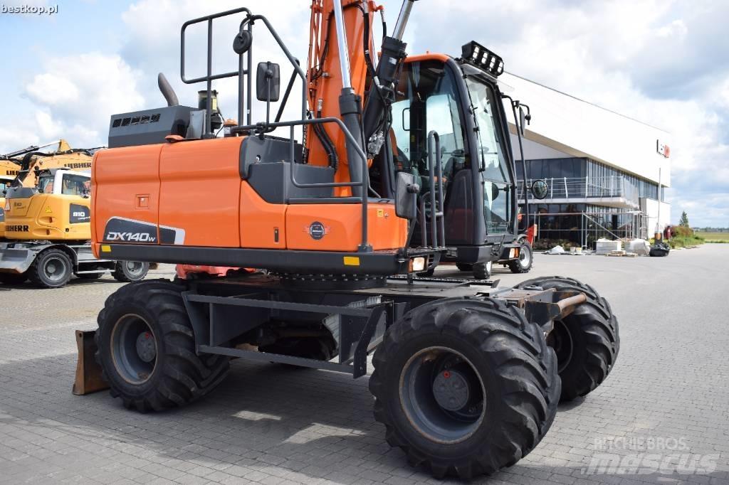 Doosan DX 140 W-5 Ratiniai ekskavatoriai