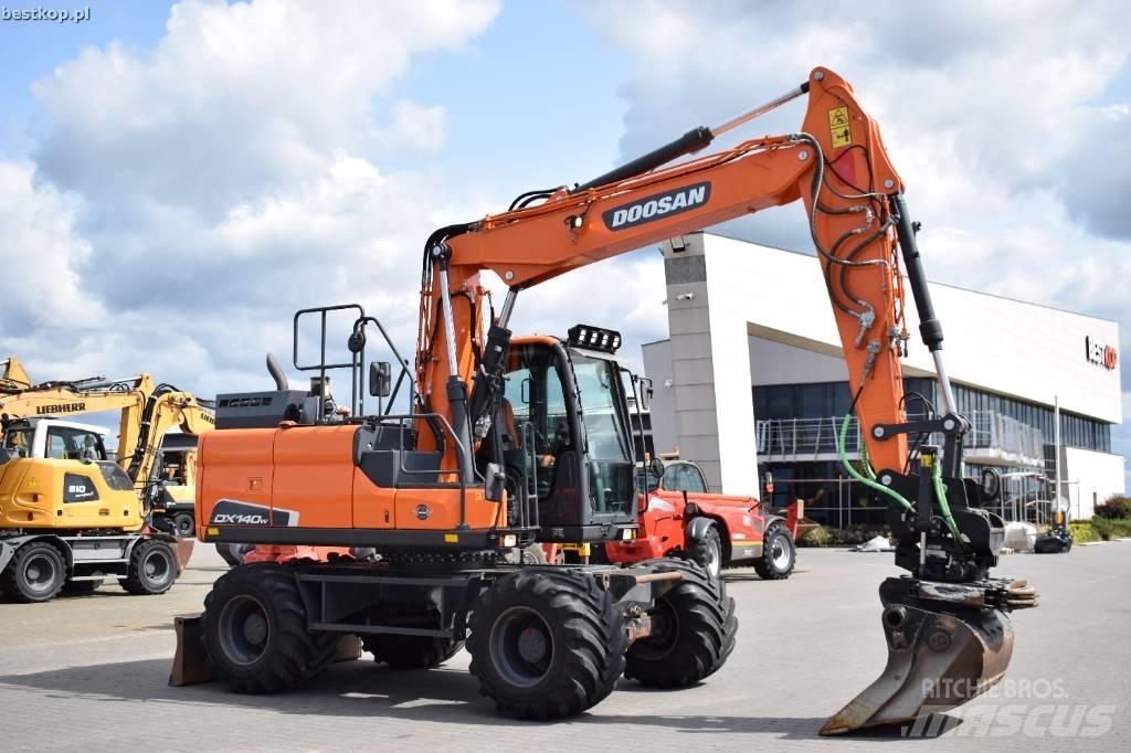 Doosan DX 140 W-5 Ratiniai ekskavatoriai