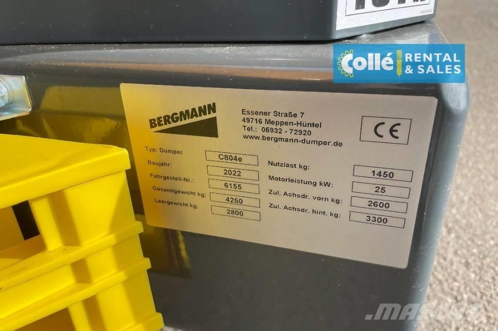 Bergmann C804e | 2022 Statybiniai savivarčiai sunkvežimiai
