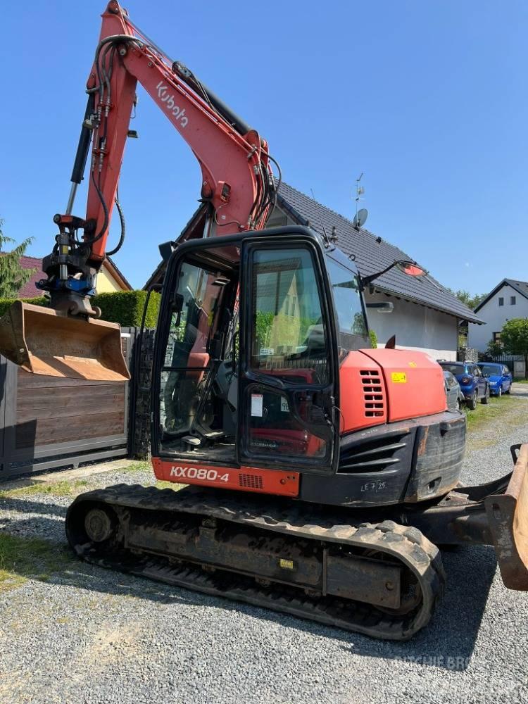 Kubota KX 080-4 Vidutinės galios ekskavatoriai 7-12 t
