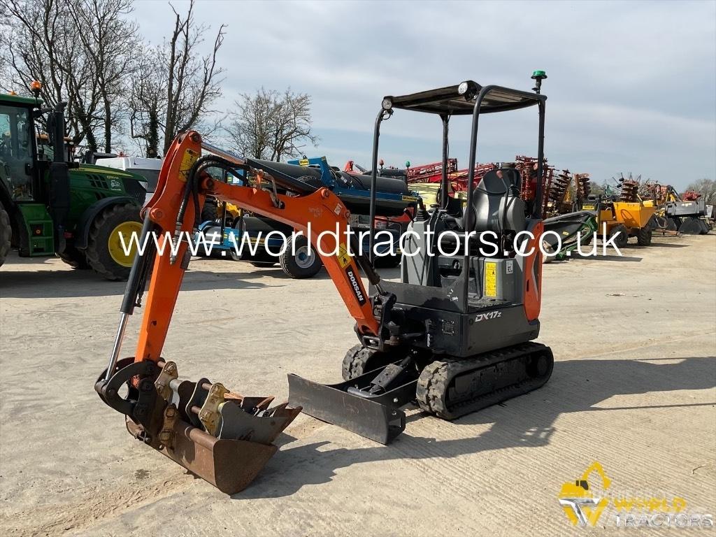 Doosan DX 17 Mini ekskavatoriai < 7 t