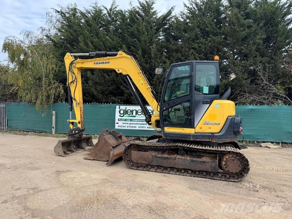 Yanmar SV 100-2 Vidutinės galios ekskavatoriai 7-12 t