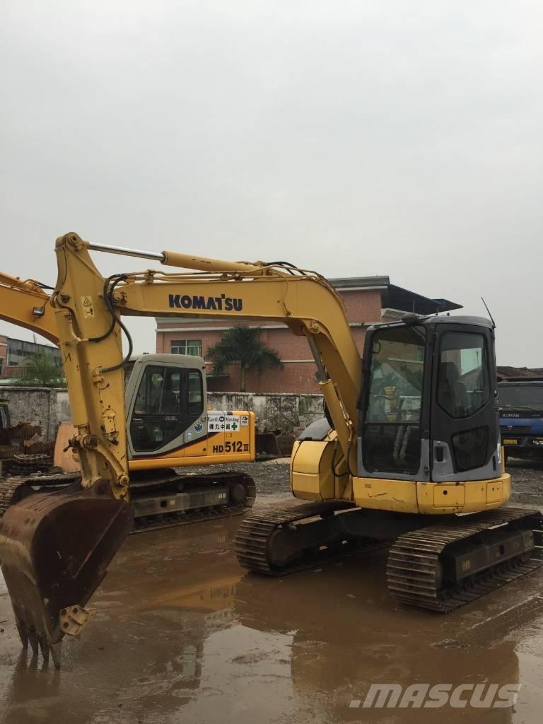 Komatsu pc78us Vidutinės galios ekskavatoriai 7-12 t