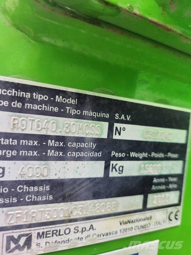 Merlo 40.30 Teleskopiniai krautuvai