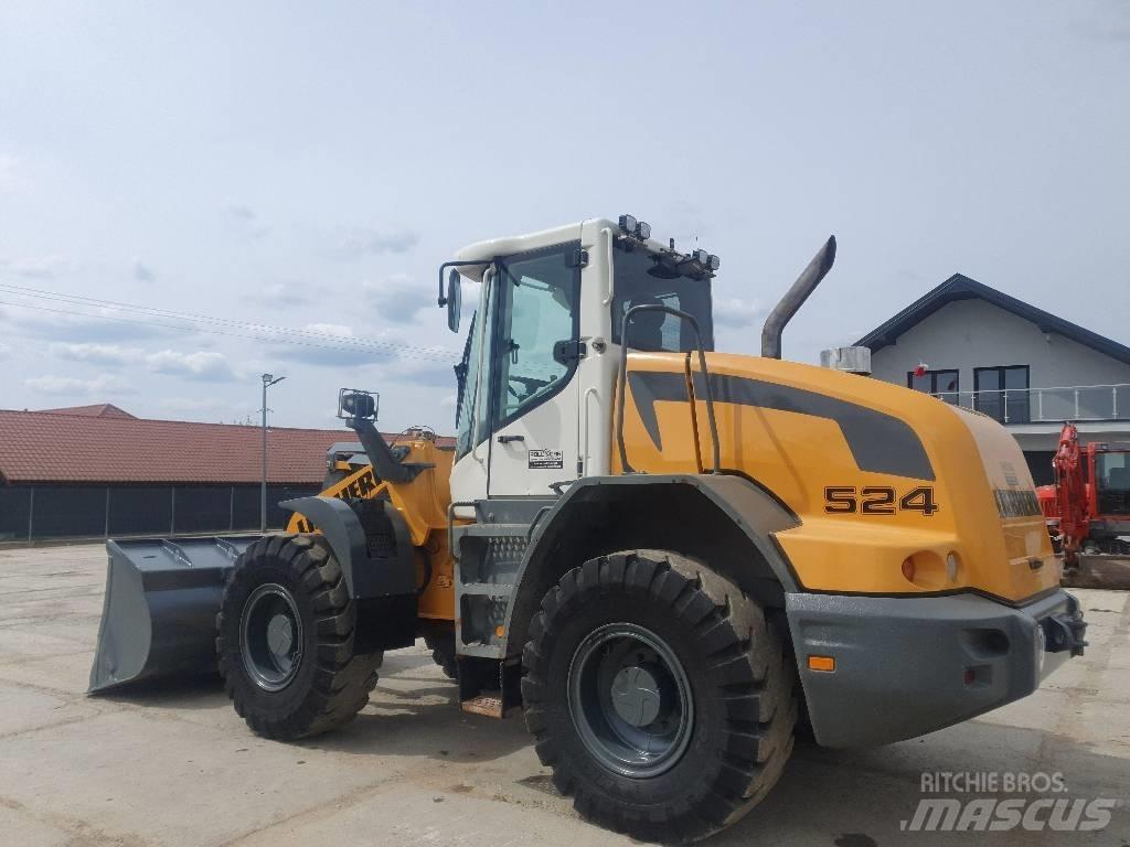 Liebherr L 524 Naudoti ratiniai krautuvai
