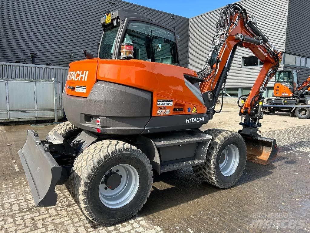 Hitachi ZX95W Ratiniai ekskavatoriai