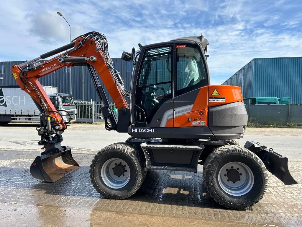 Hitachi ZX95W Ratiniai ekskavatoriai