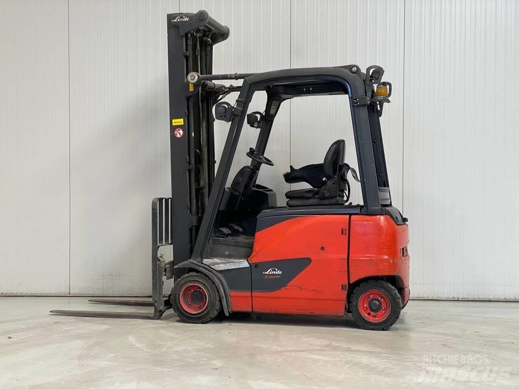 Linde E20PH-02 Elektriniai šakiniai krautuvai