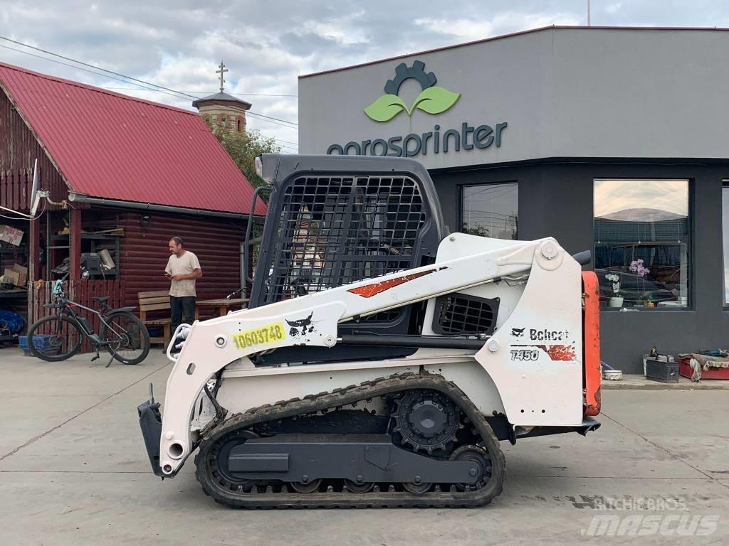 Bobcat T 450 Krautuvai su šoniniu pasukimu