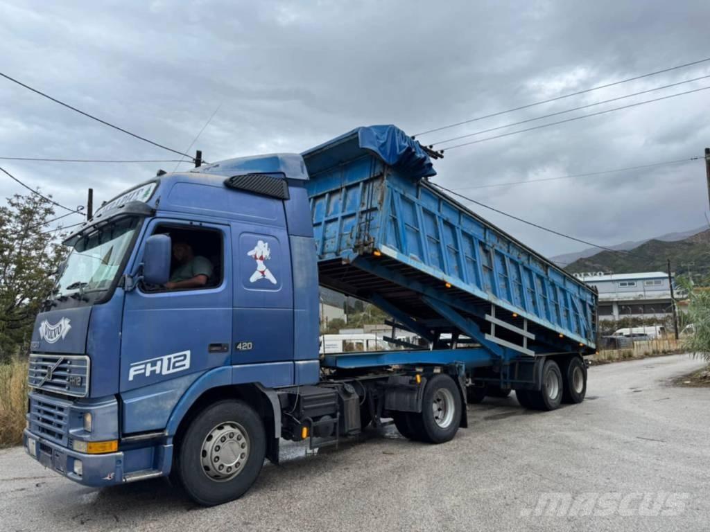 Volvo FH 12 420 Savivarčių priekabų vilkikai