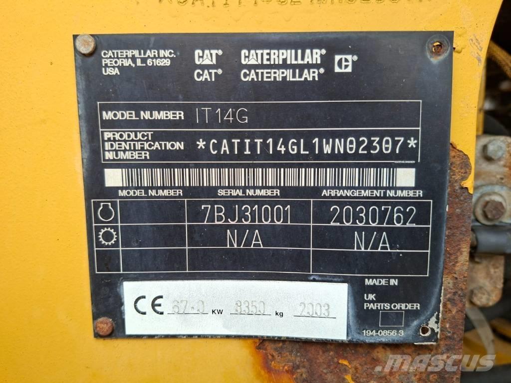 CAT IT 14 G Naudoti ratiniai krautuvai