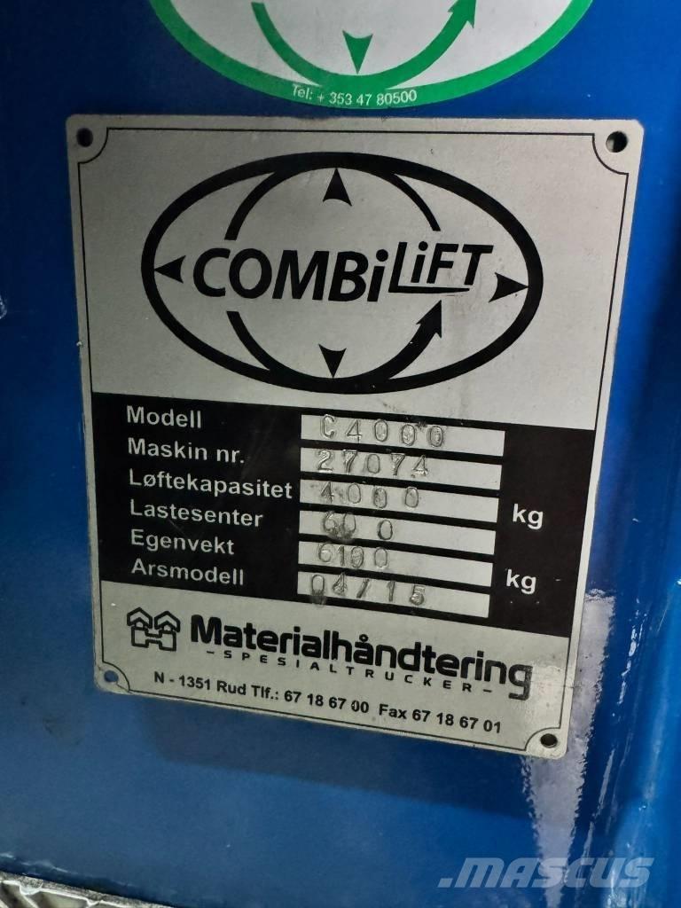 Combilift C4000 Krautuvai su pakrovimu iš šonų