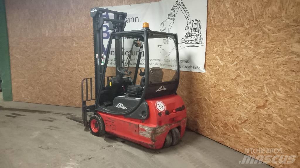 Linde E16C-02 Elektriniai šakiniai krautuvai