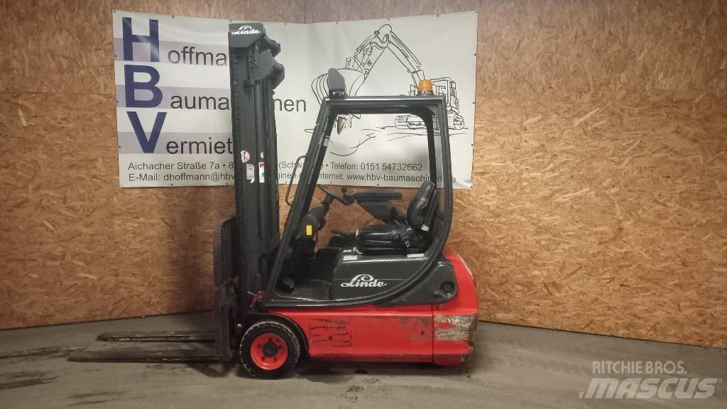 Linde E16C-02 Elektriniai šakiniai krautuvai