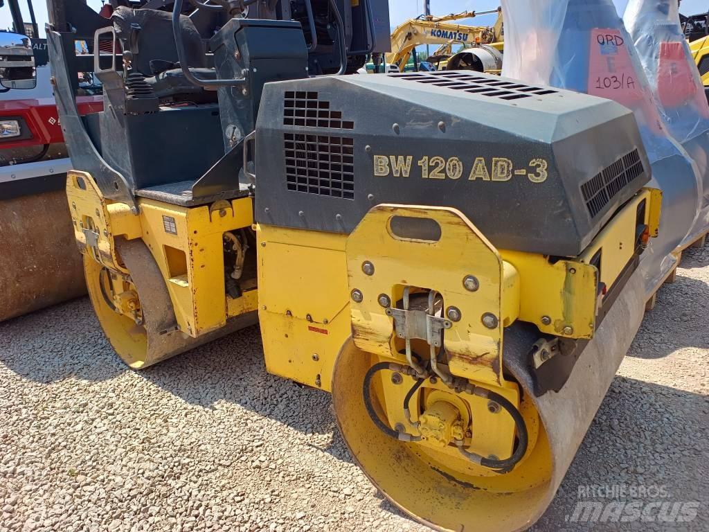Bomag BW 120 AD-3 Porinių būgnų volai