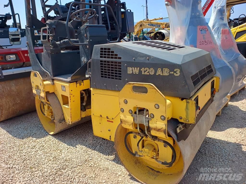 Bomag BW 120 AD-3 Porinių būgnų volai
