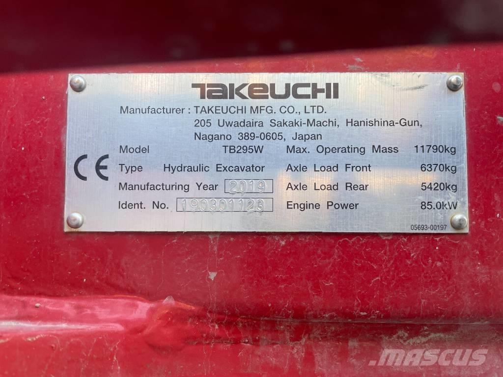 Takeuchi TB 295 W Ratiniai ekskavatoriai