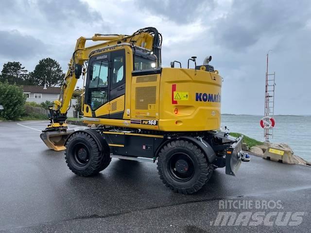 Komatsu PW168-11 Ratiniai ekskavatoriai