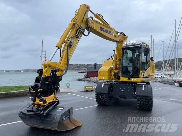 Komatsu PW168-11 Ratiniai ekskavatoriai