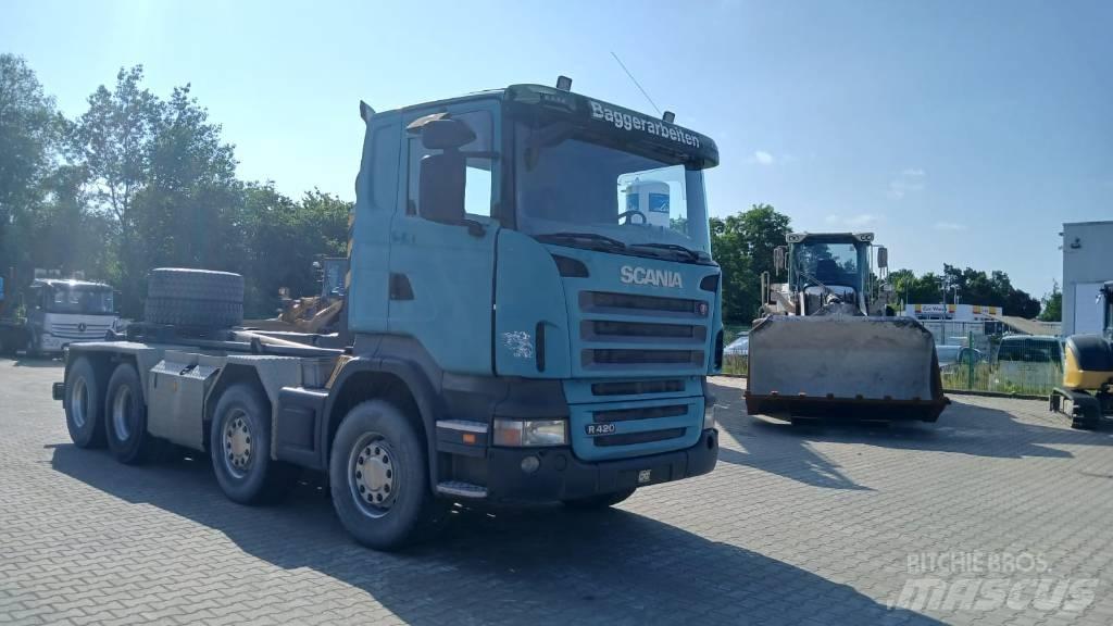 Scania R 420 Sunkvežimiai su keliamuoju kabliu