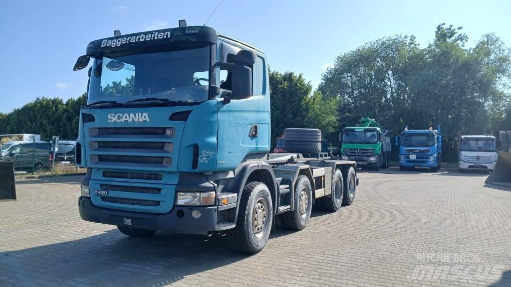 Scania R 420 Sunkvežimiai su keliamuoju kabliu