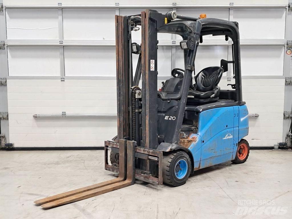 Linde E20PHL-01 Elektriniai šakiniai krautuvai