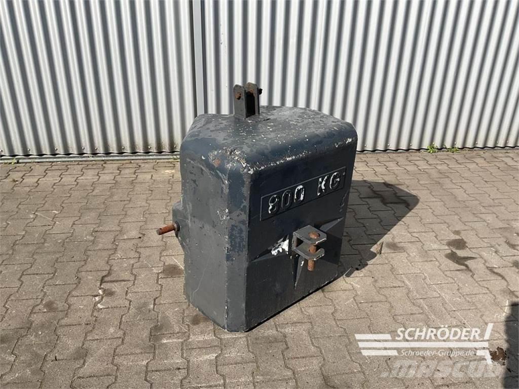  800 KG STAHLBETON Kiti naudoti traktorių priedai