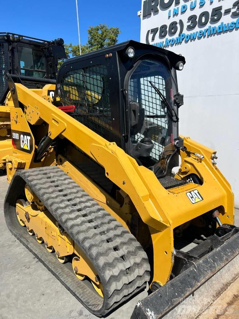 CAT 289D Krautuvai su šoniniu pasukimu