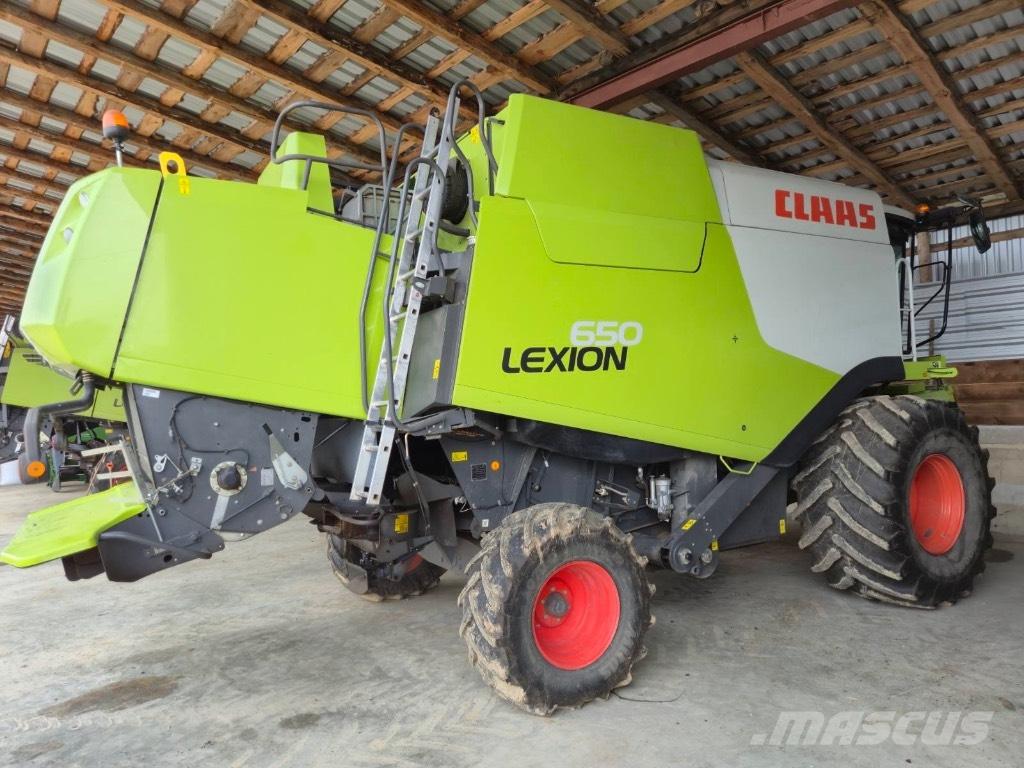 CLAAS Lexion 650 Derliaus nuėmimo kombainai