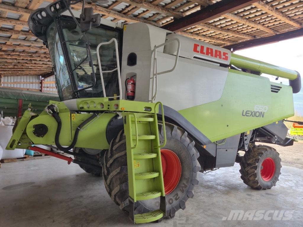 CLAAS Lexion 650 Derliaus nuėmimo kombainai