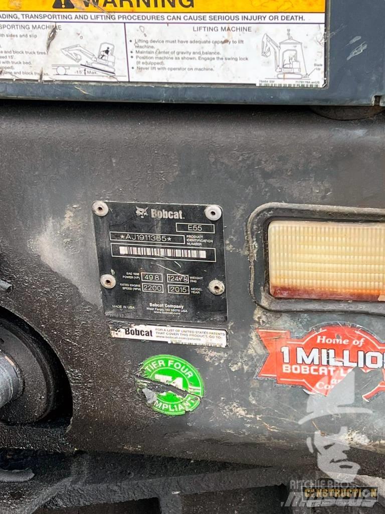 Bobcat E 55 Mini ekskavatoriai < 7 t