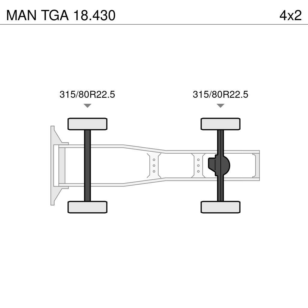 MAN TGA 18.430 Naudoti vilkikai