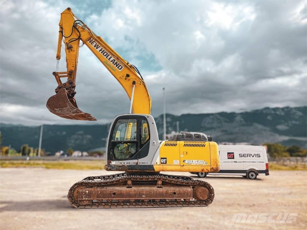 New Holland E 245 B Vikšriniai ekskavatoriai