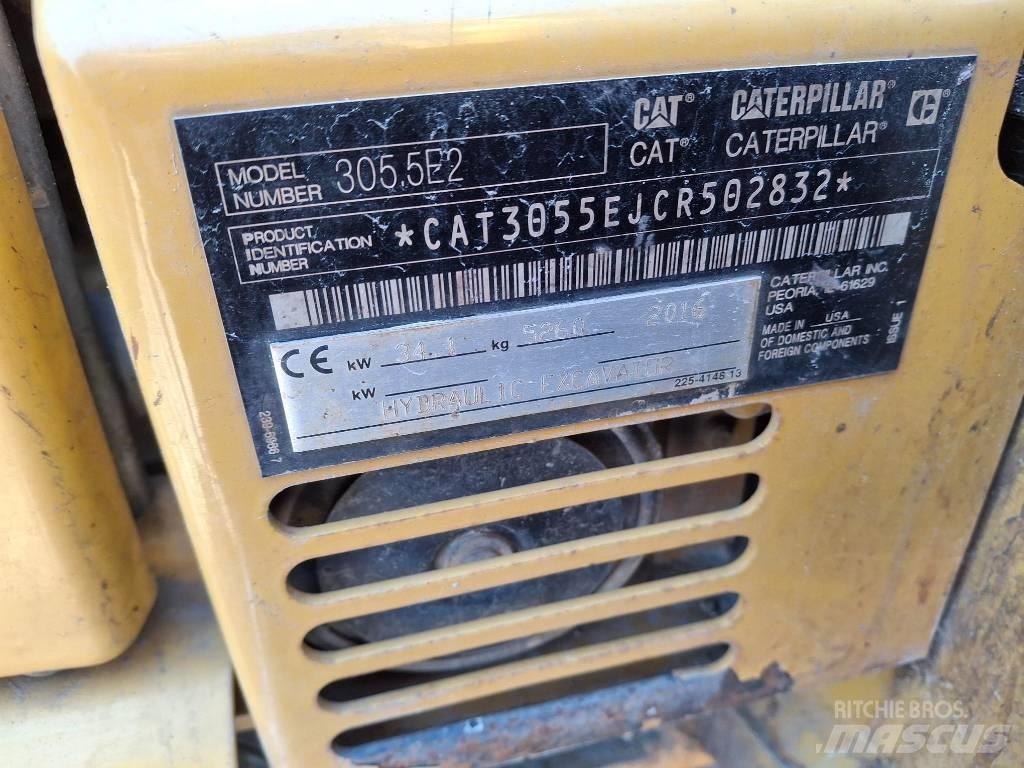 CAT 305 Mini ekskavatoriai < 7 t