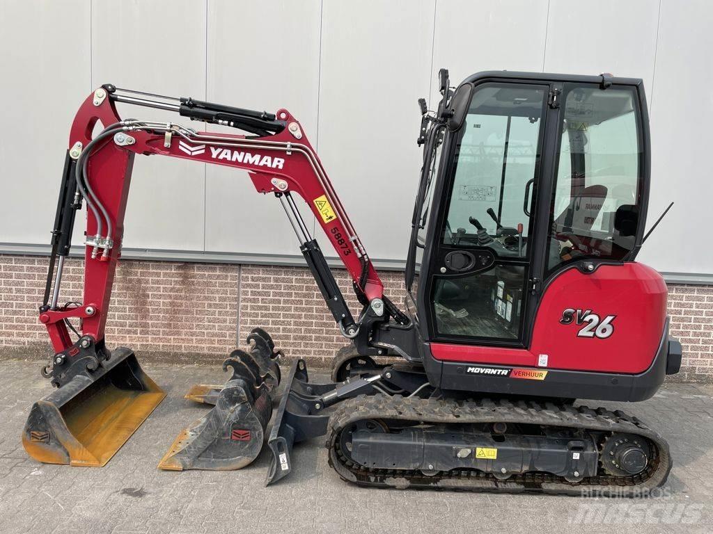 Yanmar SV26 Mini ekskavatoriai < 7 t