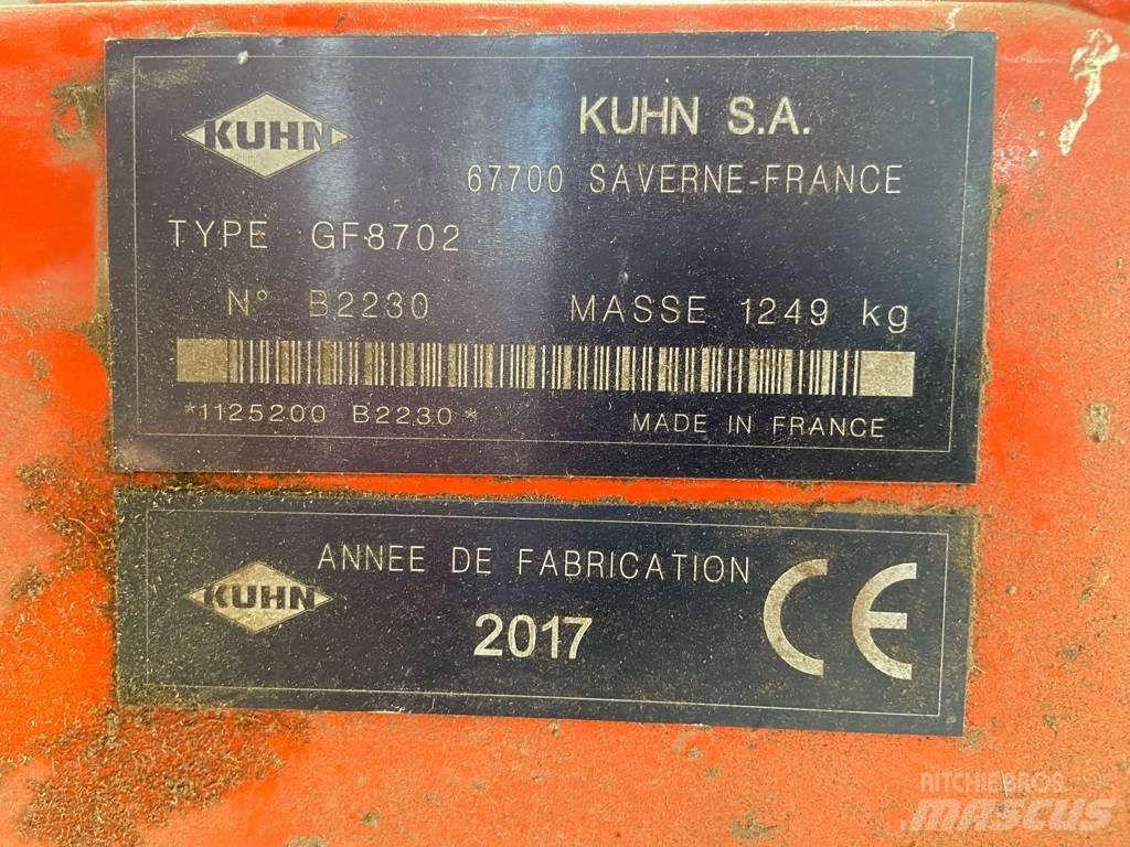 Kuhn GF8702 Šieno grėbliai ir vartytuvai