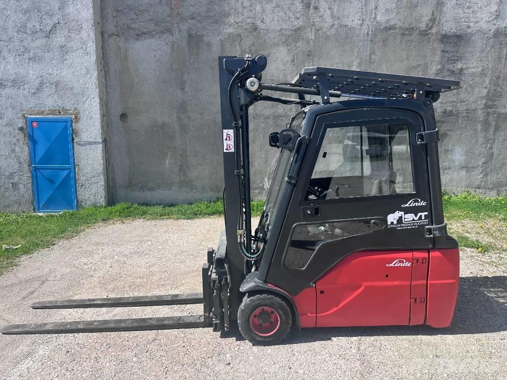 Linde E20L-02 Elektriniai šakiniai krautuvai
